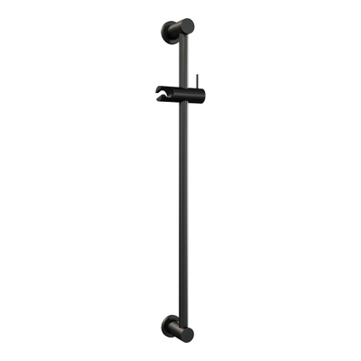 BRAUER Stripe Mitigeur thermostatique de douche - SET 01 - en saillie - barre coulissante - douchette à main - flexible de douche - noir mat