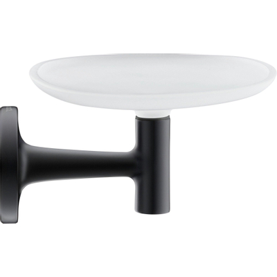 Duravit Starck T Zeephouder - wandmodel - 14x10.6cm -matglas - mat zwart