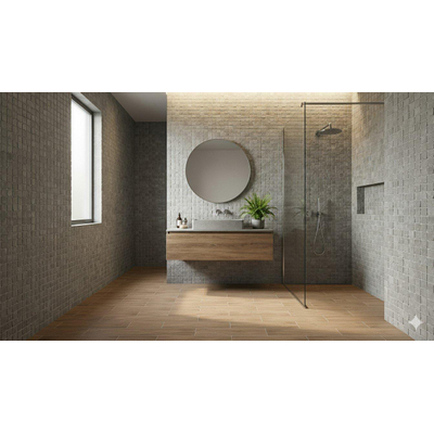 Fap Ceramiche Maku wand- en vloertegel - 30cm - Natuursteen look - Grey mat (grijs)