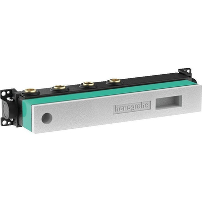 Hansgrohe Raindance E Ensemble de douche - élément encastré - flexible de douche - pomme de douche - bras de douche - robinet de douche - élément encastré robinet de douche - chrome