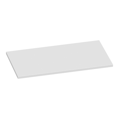 BRAUER Ocean Slim plan de toilette - 80x46x2cm - blanc haute brillance