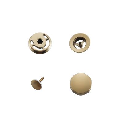 FugaFlow Eccelente Acces Badafvoercombinatie - draaibediening - verlengd - geborsteld messing (goud)