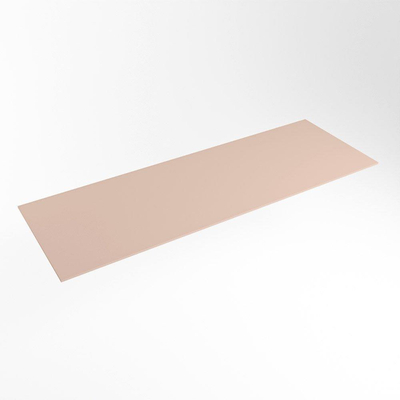 Mondiaz TOP 51 Topblad - 150x51x0.9cm - geschikt voor afdekplaat - Solid surface - Rosee