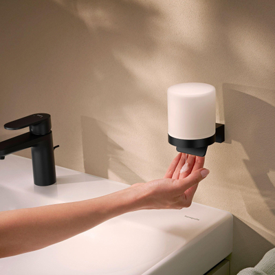 Hansgrohe AddStoris S lotiondispenser mat zwart