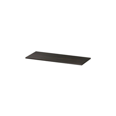 INK Topdeck Wastafelblad - 100x40x1.6cm - tbv onderkast - MFC - Intens eiken