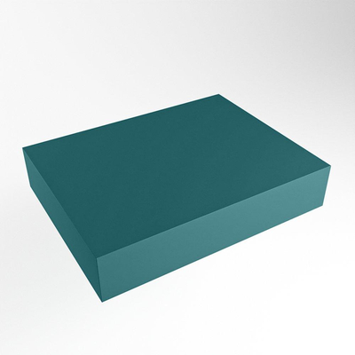 Mondiaz TOP 46 Topblad - 40x41x12cm - geschikt voor afdekplaat - Solid surface - Smag