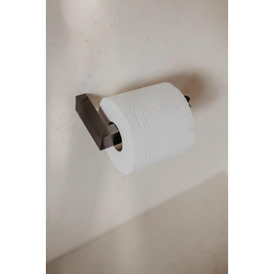 Zack LINEA Toiletrolhouder - 15cm - L-vorm - grafiet