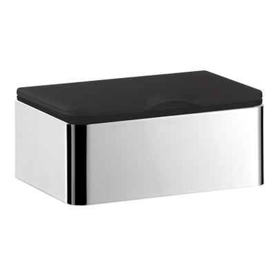 Emco System 2 box voor vochtige doekjes zwart/chroom