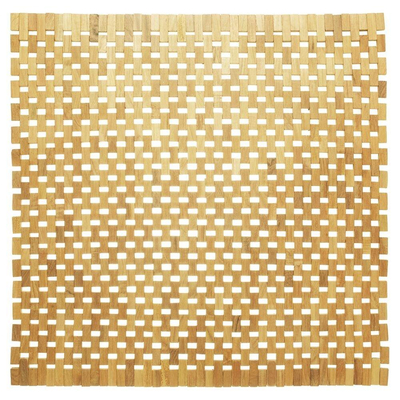 Sealskin Woodblock Badmat Teak hout 60x60 cm Bruin