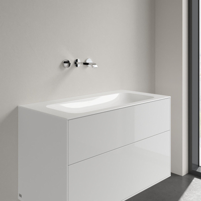 Villeroy & Boch Finion Lavabo pour meuble 100x50cm sans trous ni trop-plein Ceramic+ Blanc