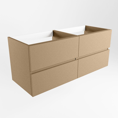 Mondiaz VICA wastafelonderkast - 120x45x50cm - 4 lades - uitsparing rechts - softclose - Oro