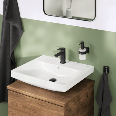 GROHE Start Cube zeepdispenser - 160ml - vierkant - met houder - mat zwart