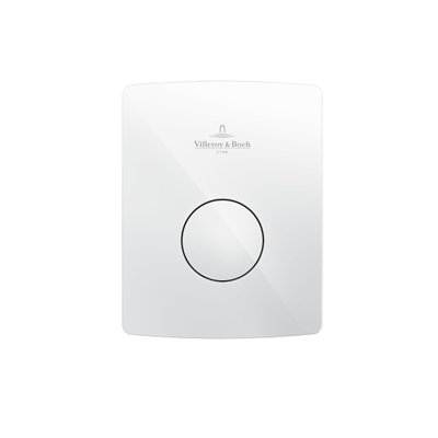 Villeroy & Boch Viconnect urinoir afdekplaat handbediend - 12.6x16.2cm - glans wit