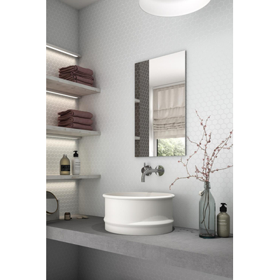 SAMPLE By Goof mosaïque hexagone light blue Carrelage mural Mosaïque Mat Bleu