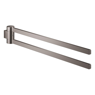 Grohe Selection Handdoekhouder - 40cm - dubbel - draaibaar - hard graphite (antraciet)
