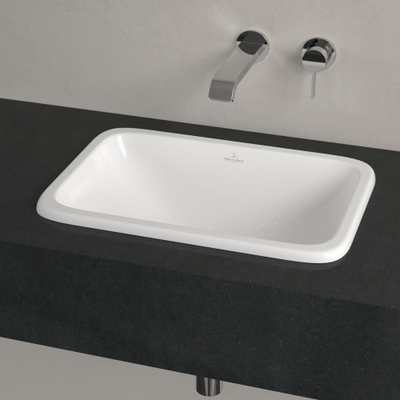 Villeroy & Boch Loop & Friends lavabo à encastrer avec trop-plein 51x34cm Ceramic+ Blanc