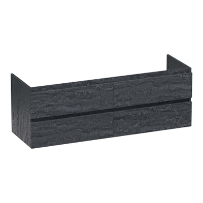 BRAUER Joy wastafelonderkast 140 4 softclose lades - greeploos - 2 sifon uitsparingen - Damascus