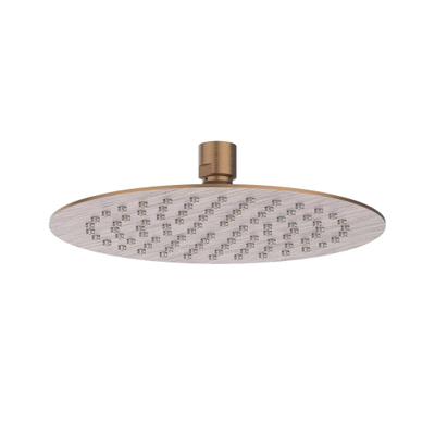 IVY Hoofddouche - slim - 20cm - antikalk nozzels - Eco-air - Geborsteld mat koper PVD