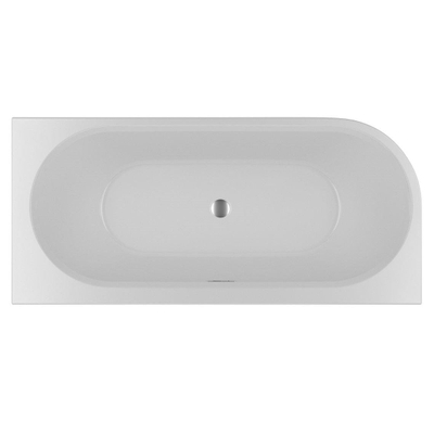Riho Desire baignoire d'angle acrylique baignoire Pose en angle Gauche 184x84cm avec siphon blanc brillant