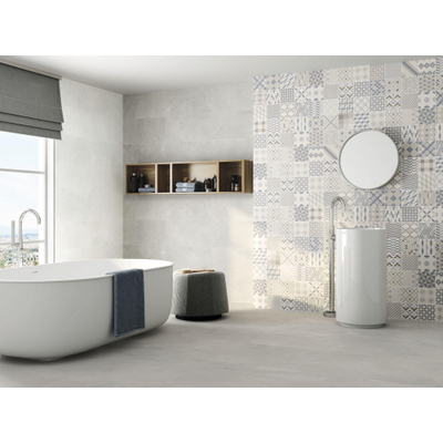Terravito Aderno carreau mural - 30x60cm - 10mm - rectifié - aspect béton - steel mat