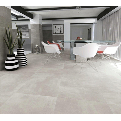 ÉCHANTILLON Terravito Davano Ash carreau de sol et de mur - 120x120cm - rectifié - gris mat
