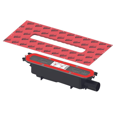 Tece DrainProfile Corps encastré - profondeur 95mm - avec sortie latérale - siphon 50mm