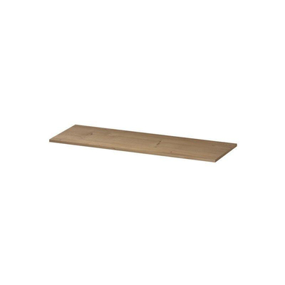 INK Topdeck Wastafelblad - 120x40x2cm - tbv onderkast - MDF - Fineer Ash grey