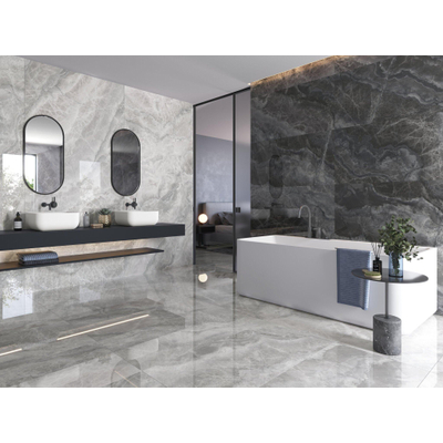 Cifre Cerámica Lixium Carrelage mural et de sol en céramique - 120x120cm - 10.2mm - Grey