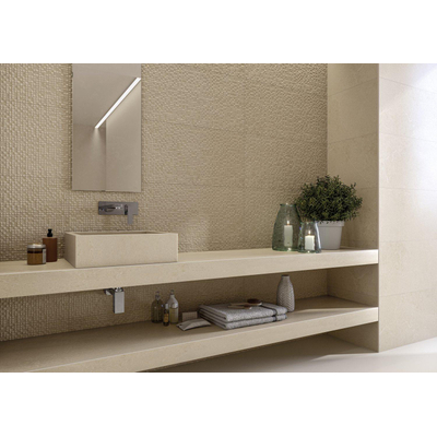 Terravito Allora wand- en vloertegel - 60x120cm - gerectificeerd - Betonlook - Sand mat (beige)
