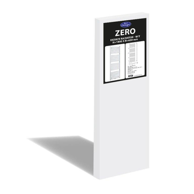 Best Design Zero Sèche-serviette modèle droit 180x60cm Blanc