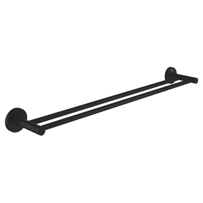 Grohe Start QuickFix Porte serviettes - 60cm - double - Noir mat