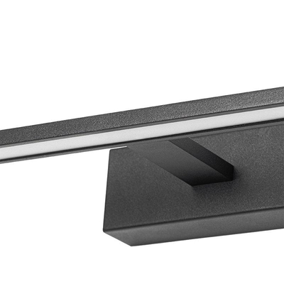 QAZQA Jerre applique murale - 41,5x13,5x5,5cm - LED incluse - IP44 - noir mat