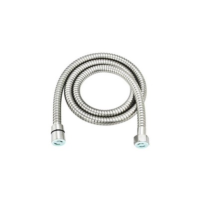 FugaFlow Eccelente Acces Ensemble de douche de tête encastré - rond - thermostatique - bras de plafond - barre coulissante - douche de tête 25cm - douchette à main sur tige - flexible métallique - Acier inoxydable brossé PVD (RVS)