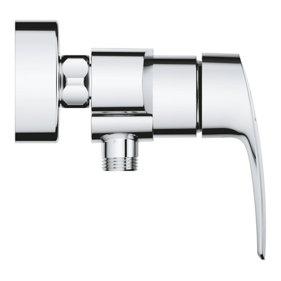 GROHE eurosmart mitigeur de douche monocommande mural silkmove avec limiteur de température raccord douche starlight en dessous de 12 chrome