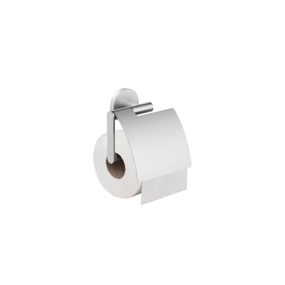 Wiesbaden Alonzo porte-rouleau de papier toilette avec clapet inox brossé