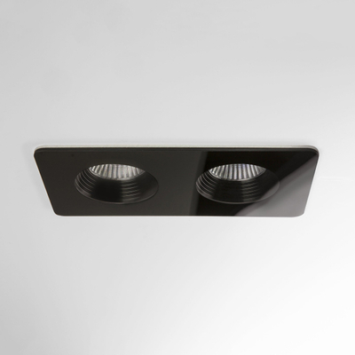 Astro Vetro Twin LED Inbouwspots 9x8cm IP65 verlichting geintegreerd zwart