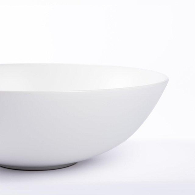 QeramiQ Dely Vasque à poser - 40x40x13.5cm - ronde - céramique - blanc mat