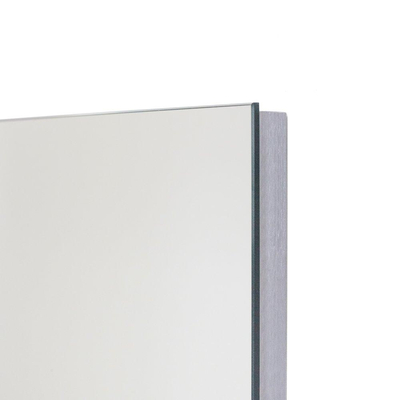 BRAUER Alu Spiegel - 70x65cm - zonder verlichting - rechthoek - aluminium