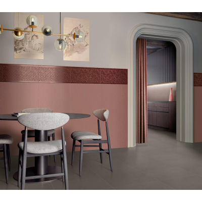 Ceralto Spectra Decor-strip - 30x60cm - 10.0mm - gerectificeerd - Bordeaux