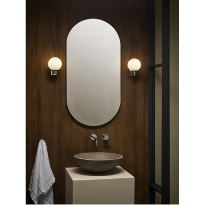 Astro Sagara Wandlamp 15.5x12x15cm IP44 fitting G9 chroom