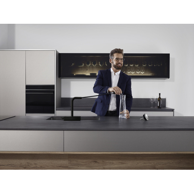 Hansgrohe Aquno Select M81 - 1 greeps keukenkraan - 250 uitrekb. uitloop - 2jet - sbox - mat zwart