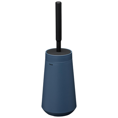 Tiger Tess Toiletborstelhouder met Swoop® borstel flexibel Blauw Zwart