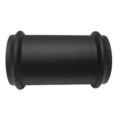 Wiesbaden UniMatch buisverbinder 32 mm mat zwart