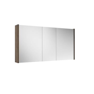 FugaFlow Eccelente Arredo Armoirede toilette 120cm avec panneau latéral Noyer
