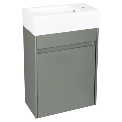 Differnz Hura Fontaine - 40x22x11.5cm - céramique - blanc mat