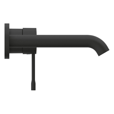 GROHE Essence Mitigeur de lavabo encastré - partie encastrée - bec de 18,3 cm - taille M - phantom black (noir mat)