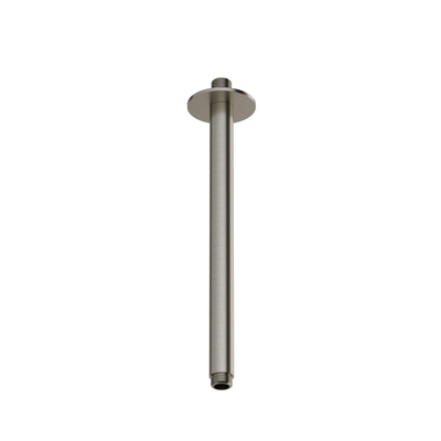 Hotbath Ace Tube de plafond - 30cm - ronde - Nickel brossé