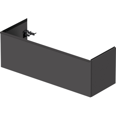 Duravit D-Neo wastafelonderkast 128x44x46.2cm 1 lade Grafiet Mat