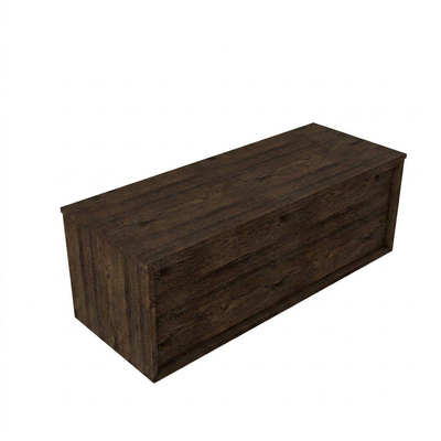Saniclass Holz Frame Badkamermeubelset - 120x45x40cm - topblad - zonder kraangaten - 1 lades - Charcoal