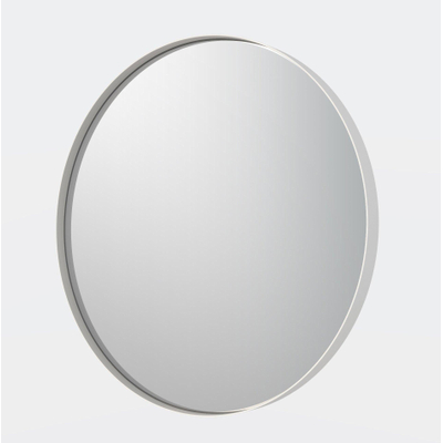 Saniclass Exclusive Line Miroir rond 60cm cadre blanc mat